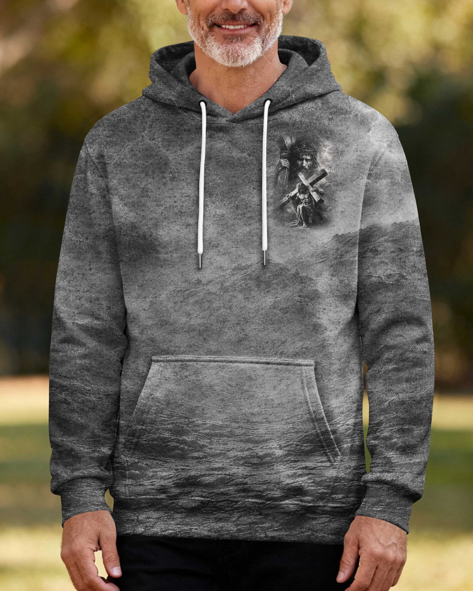 He Carried It For Me Hoodie - Image 8
