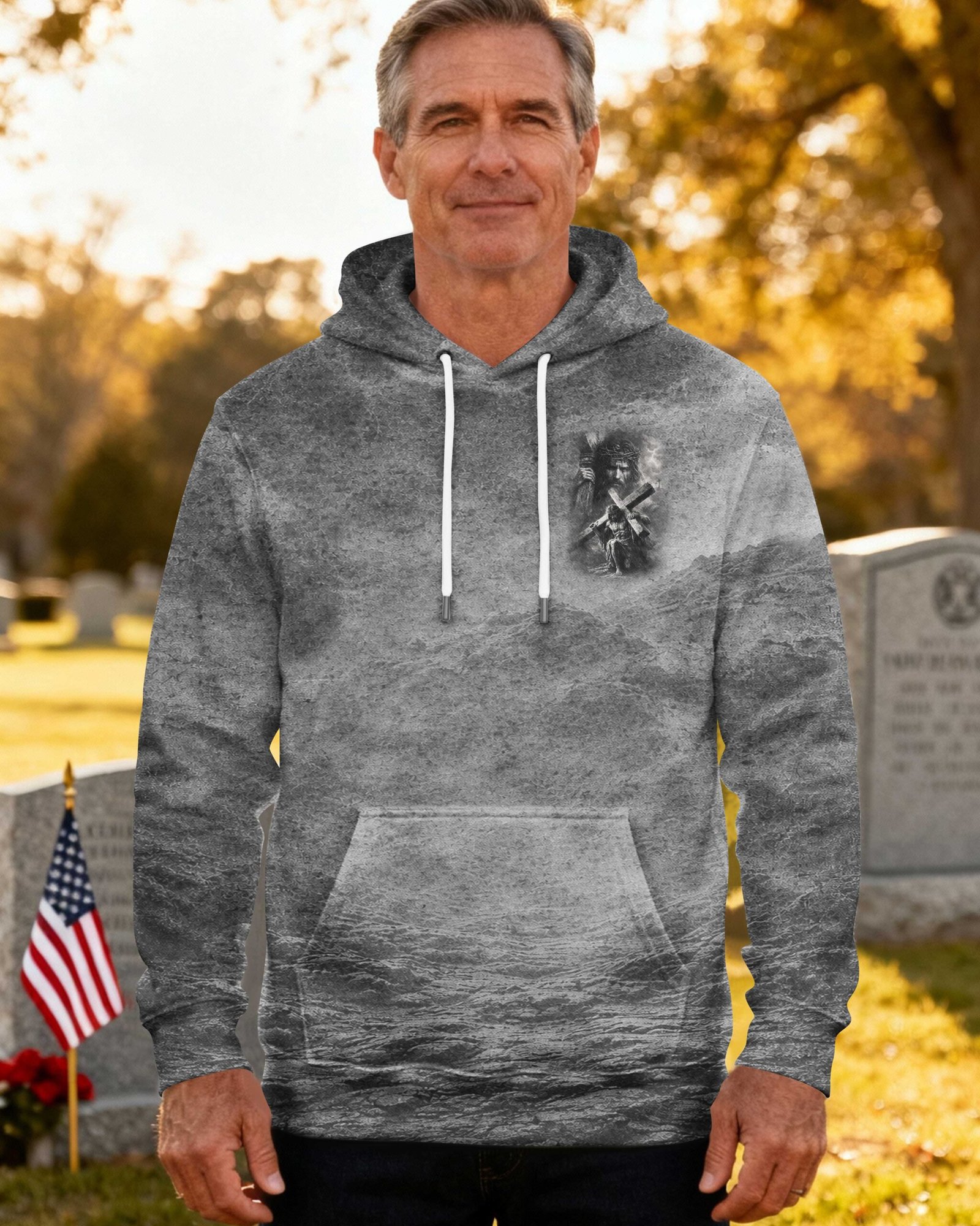 He Carried It For Me Hoodie - Image 3