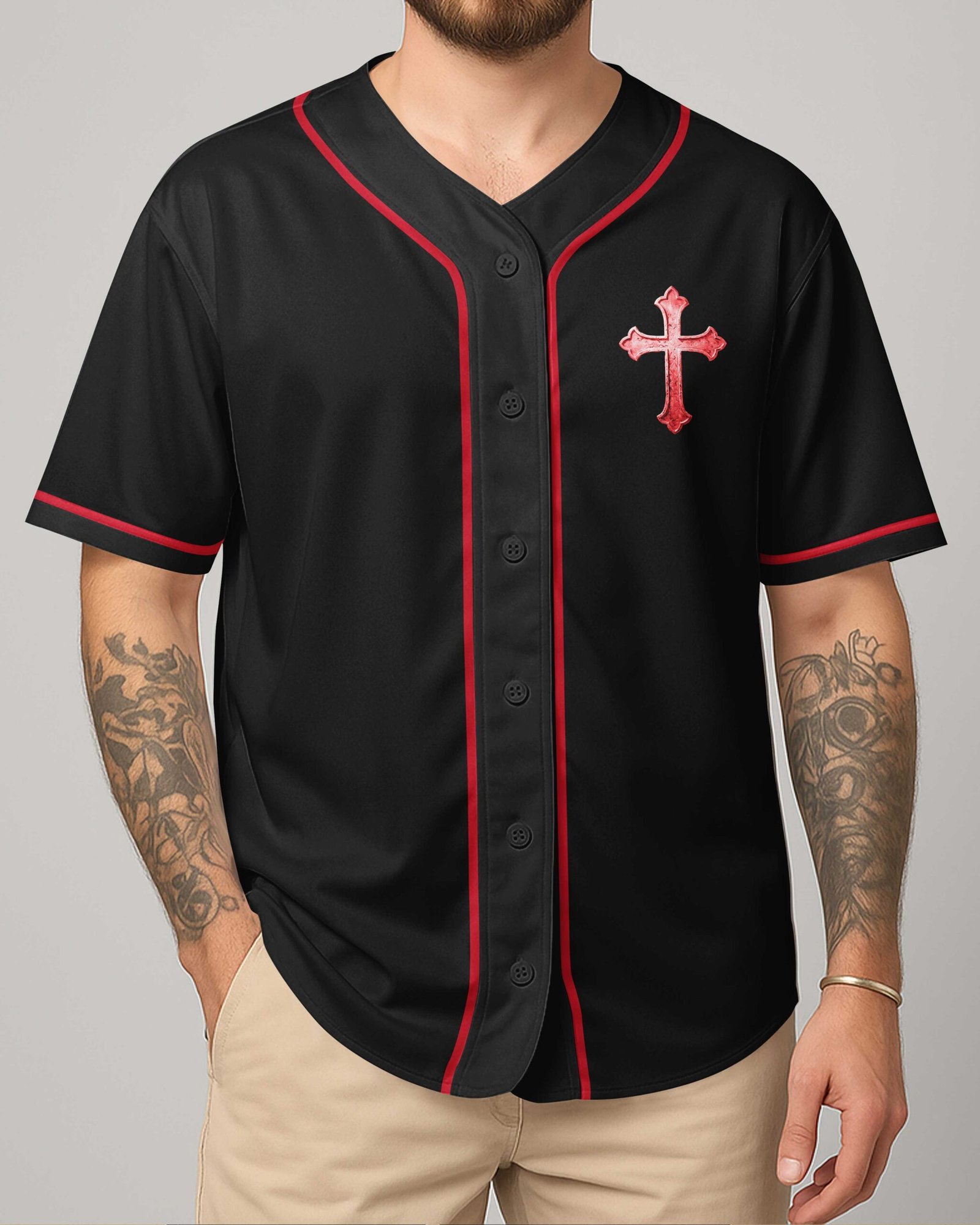 Jesus Makes Warriors Out Of Broken Men Jersey - Image 12