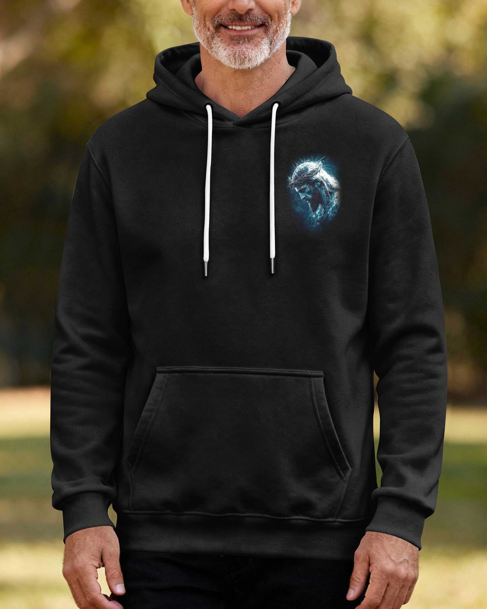 In Silence He Carried The Weight Of The World Hoodie - Image 2