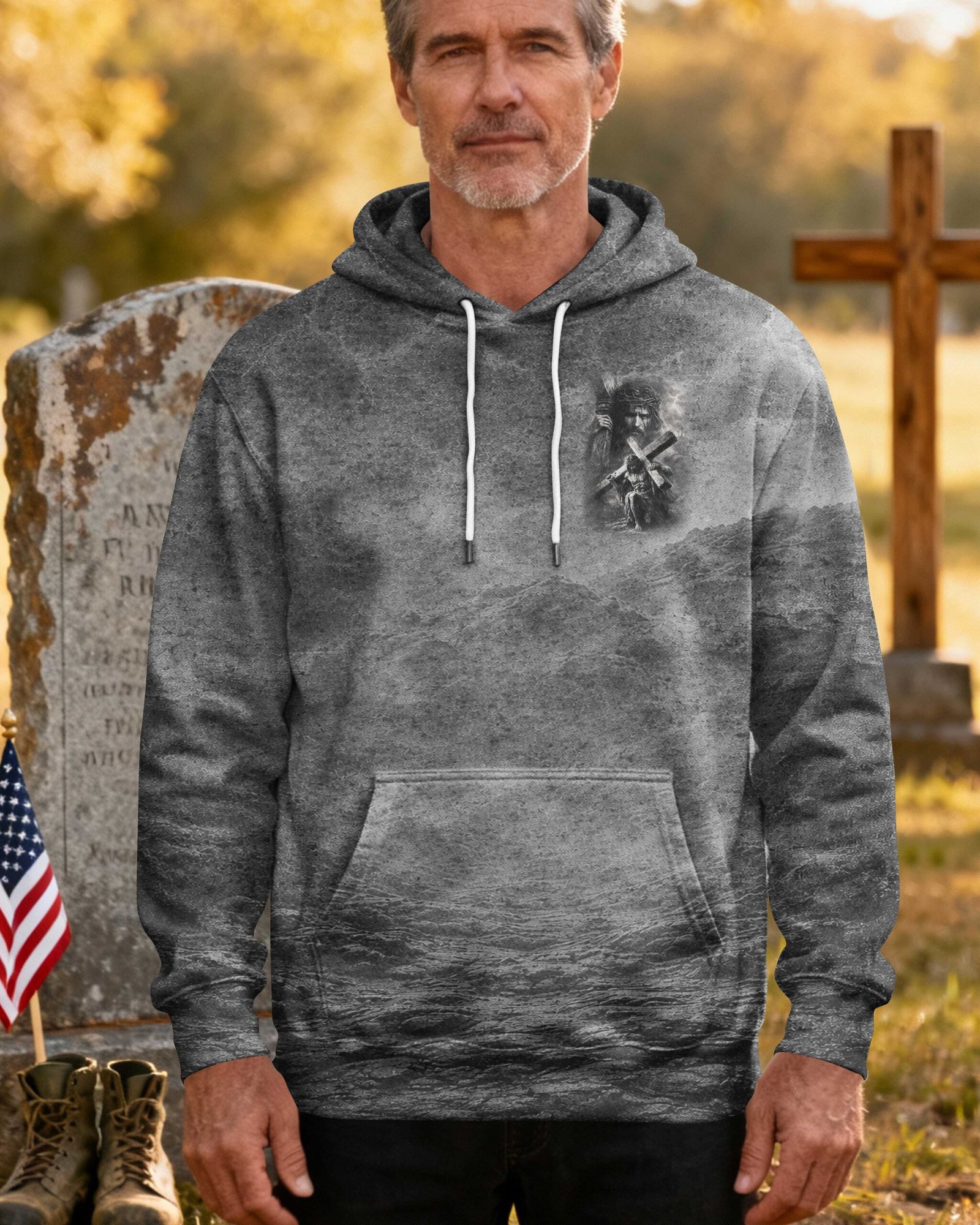 He Carried It For Me Hoodie - Image 2