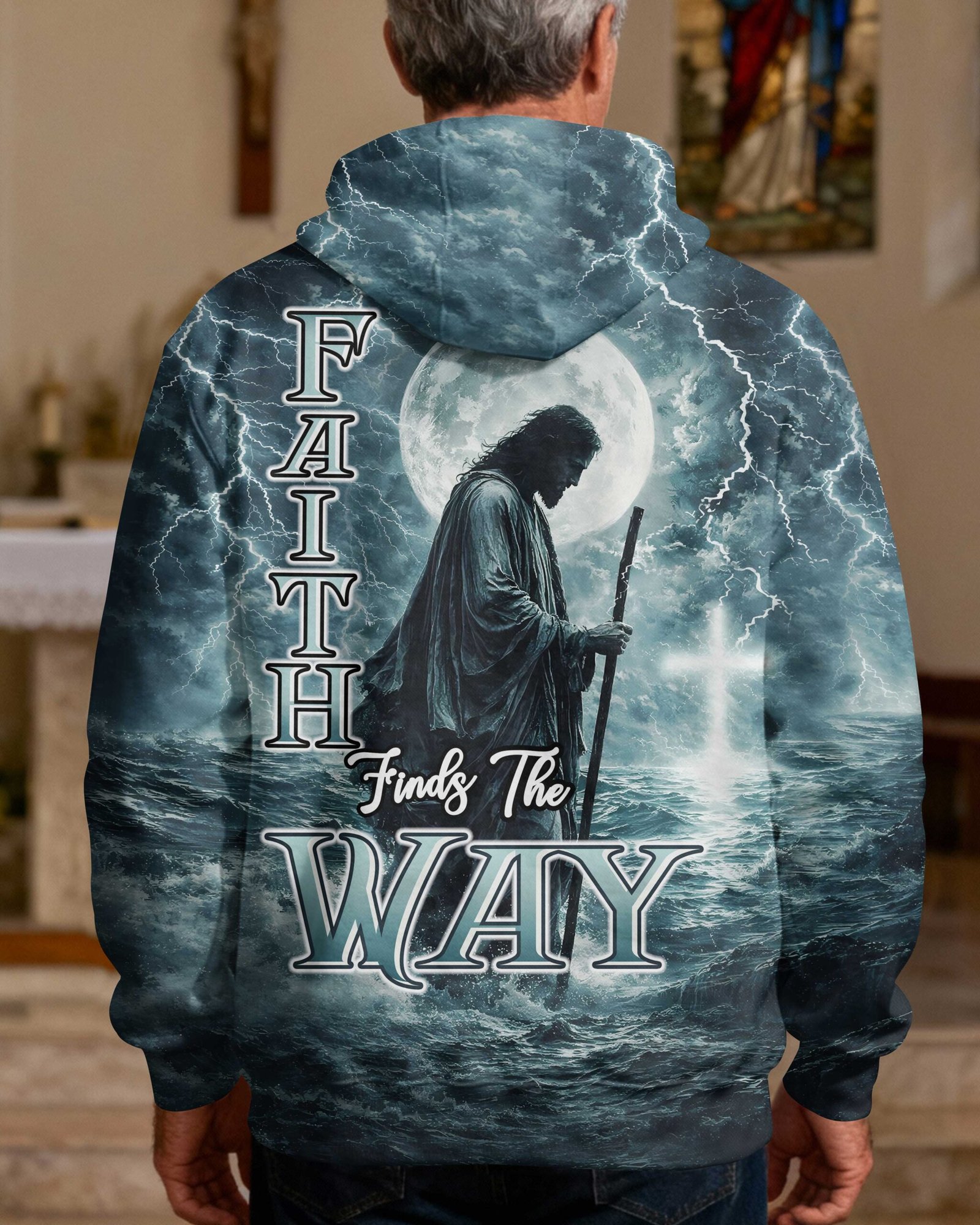 Faith Finds The Way Hoodie - Image 5