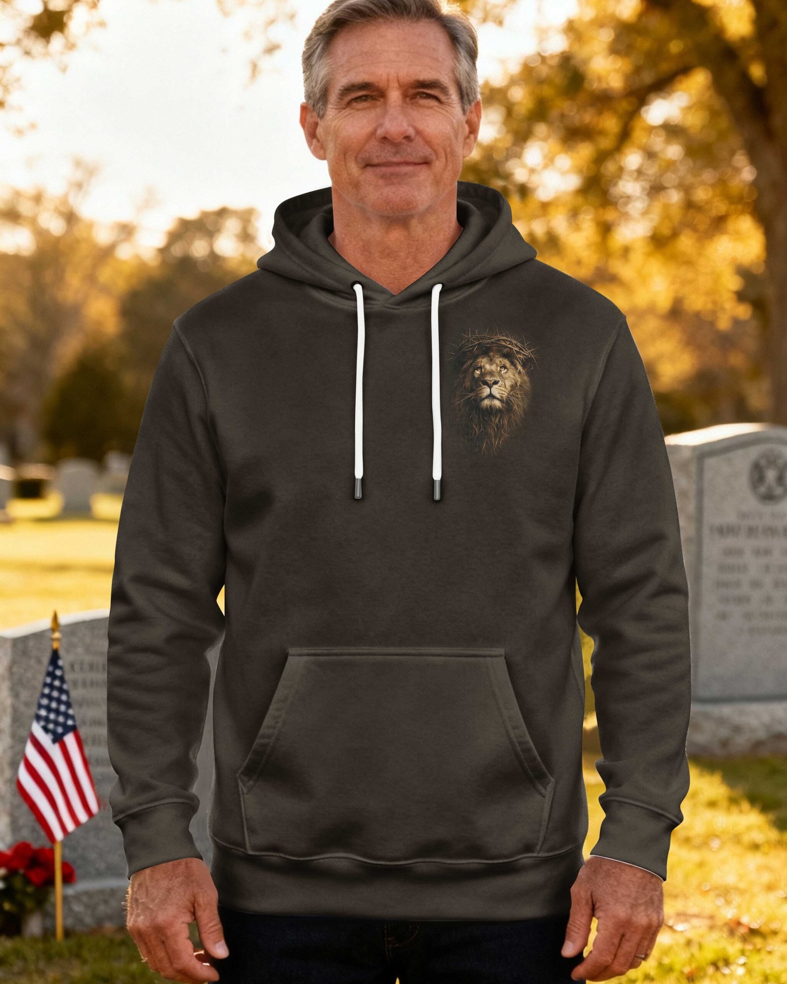I Stand With God Even If It Means Standing Alone Hoodie - Image 5