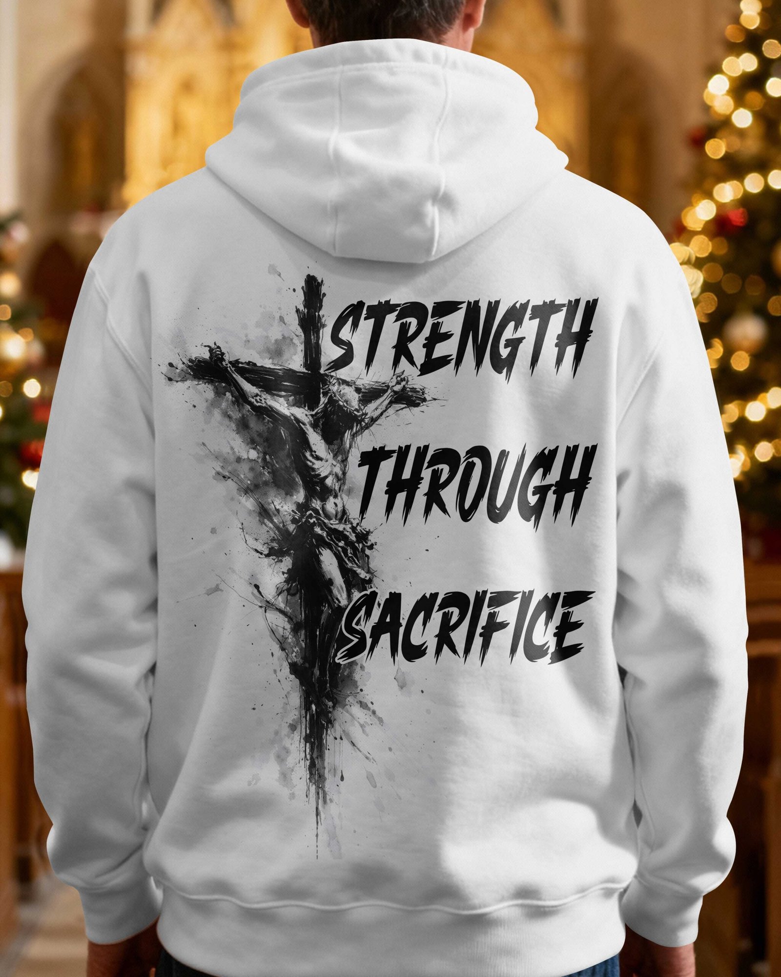 Strength Through Sacrifice Hoodie - Image 4