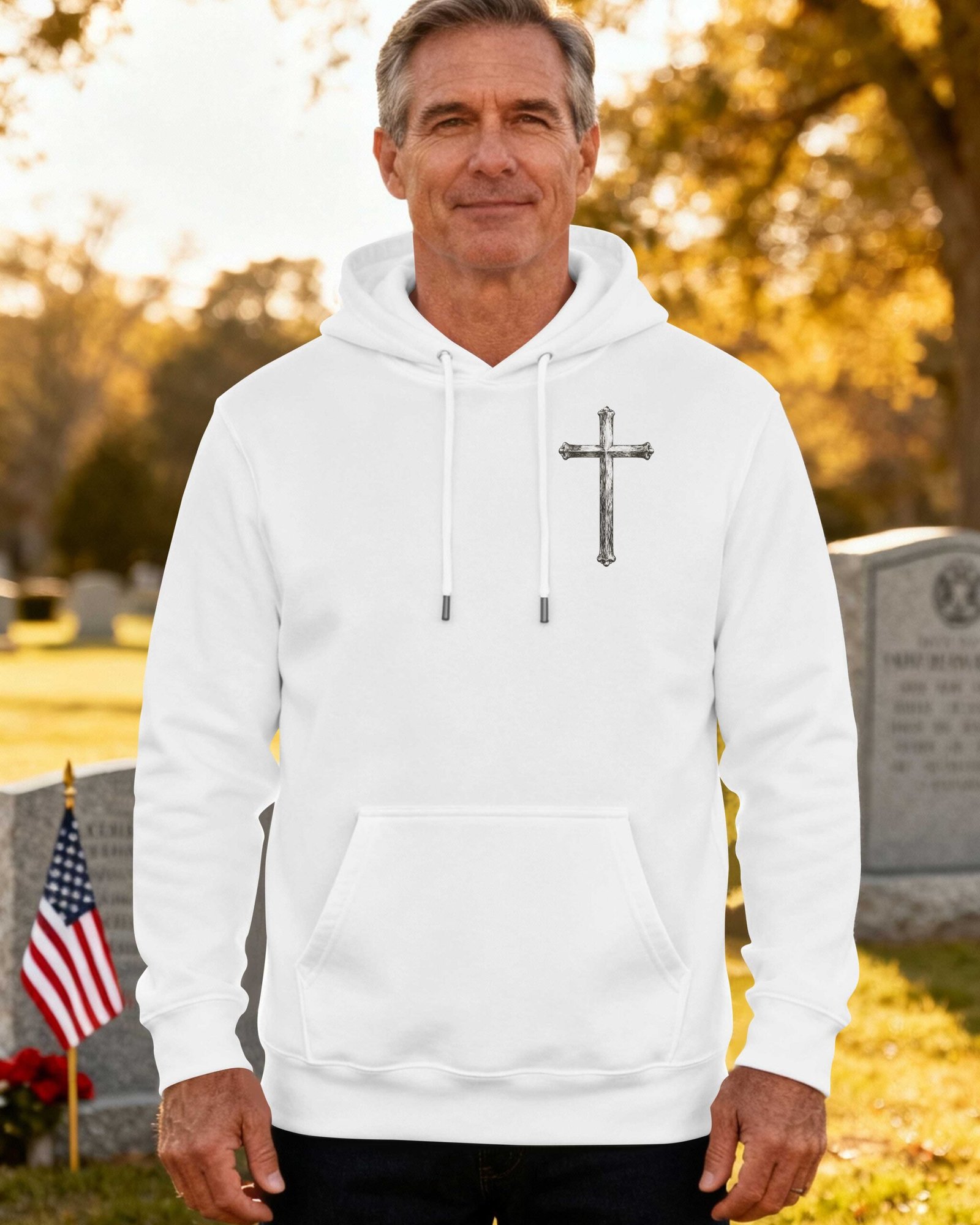 Crowned In Glory, Wounded In Sacrifice, Raised In Grace Hoodie - Image 7