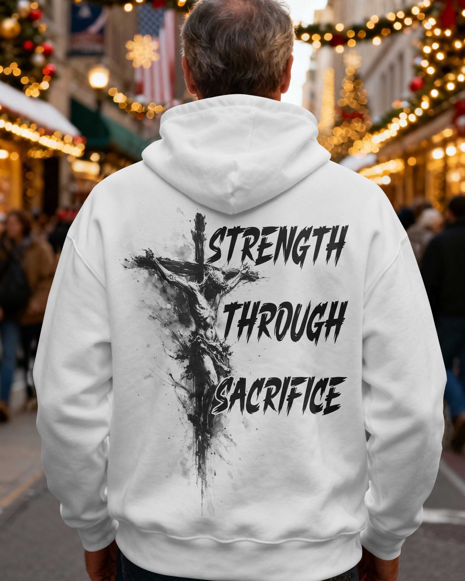 Strength Through Sacrifice Hoodie - Image 5