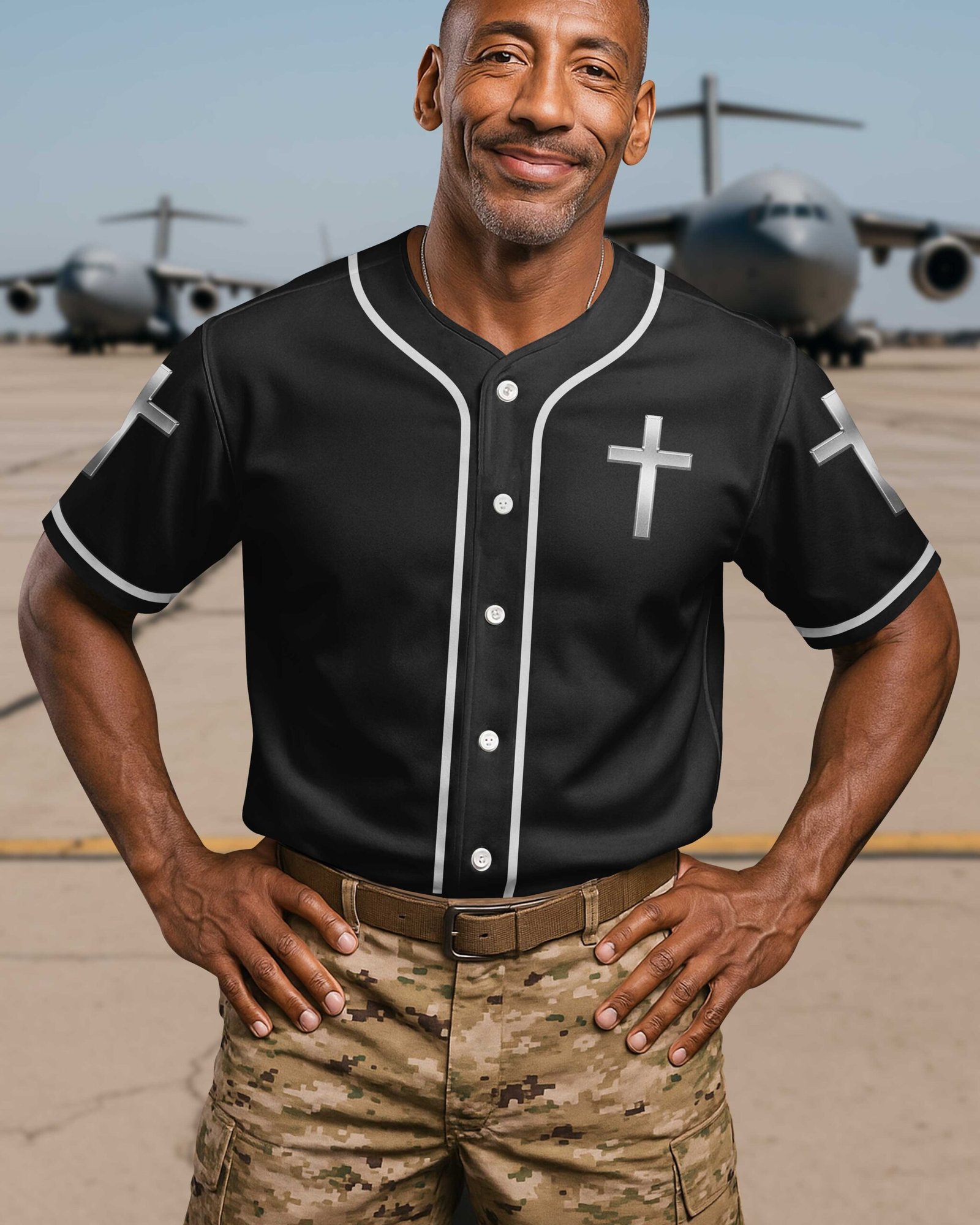 God Took The Strongest Marines And Made Them Warriors Of Christ Jersey - Image 4