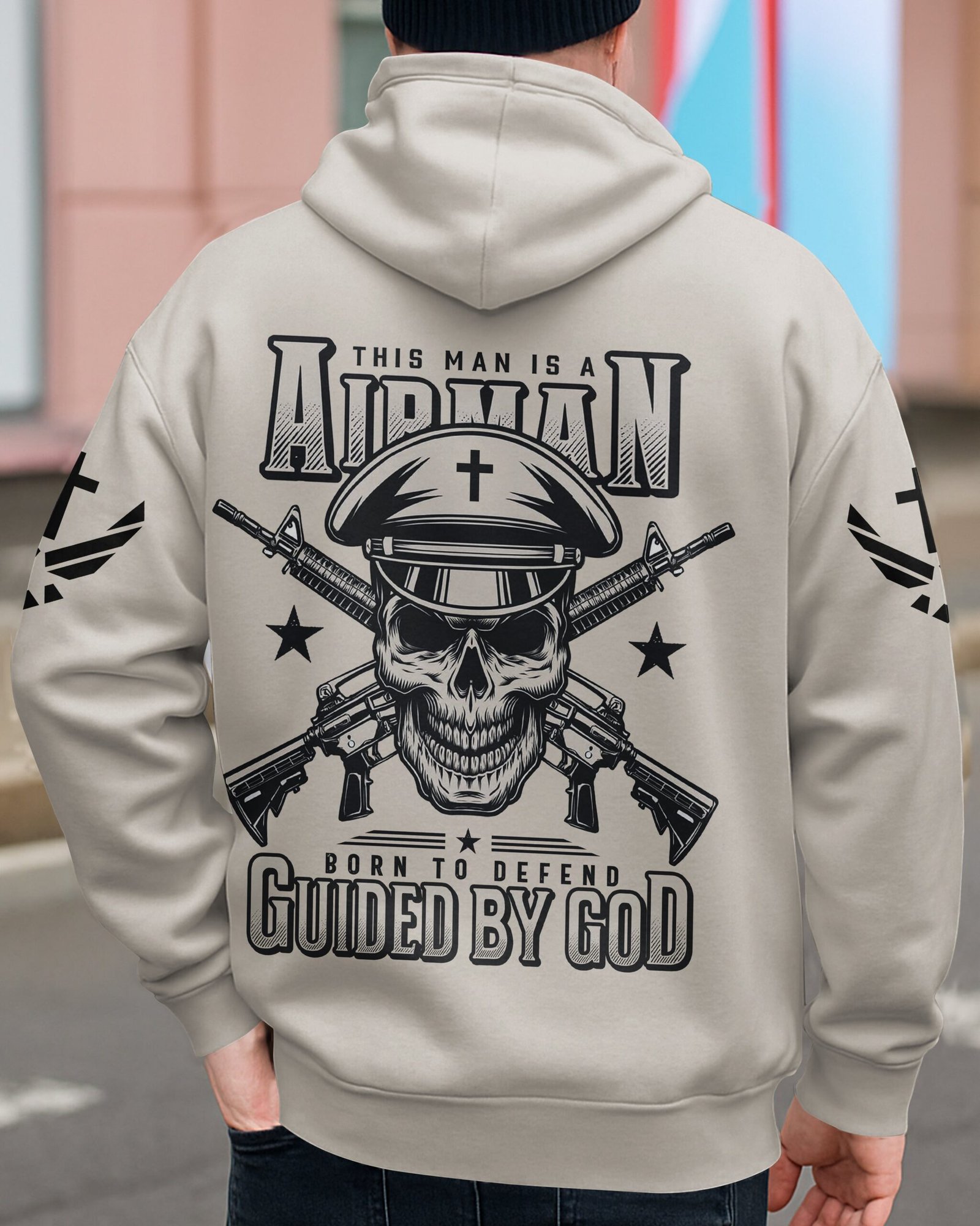 This Man Is A Airman Born To Defend Guided By God T-Shirt - Image 12