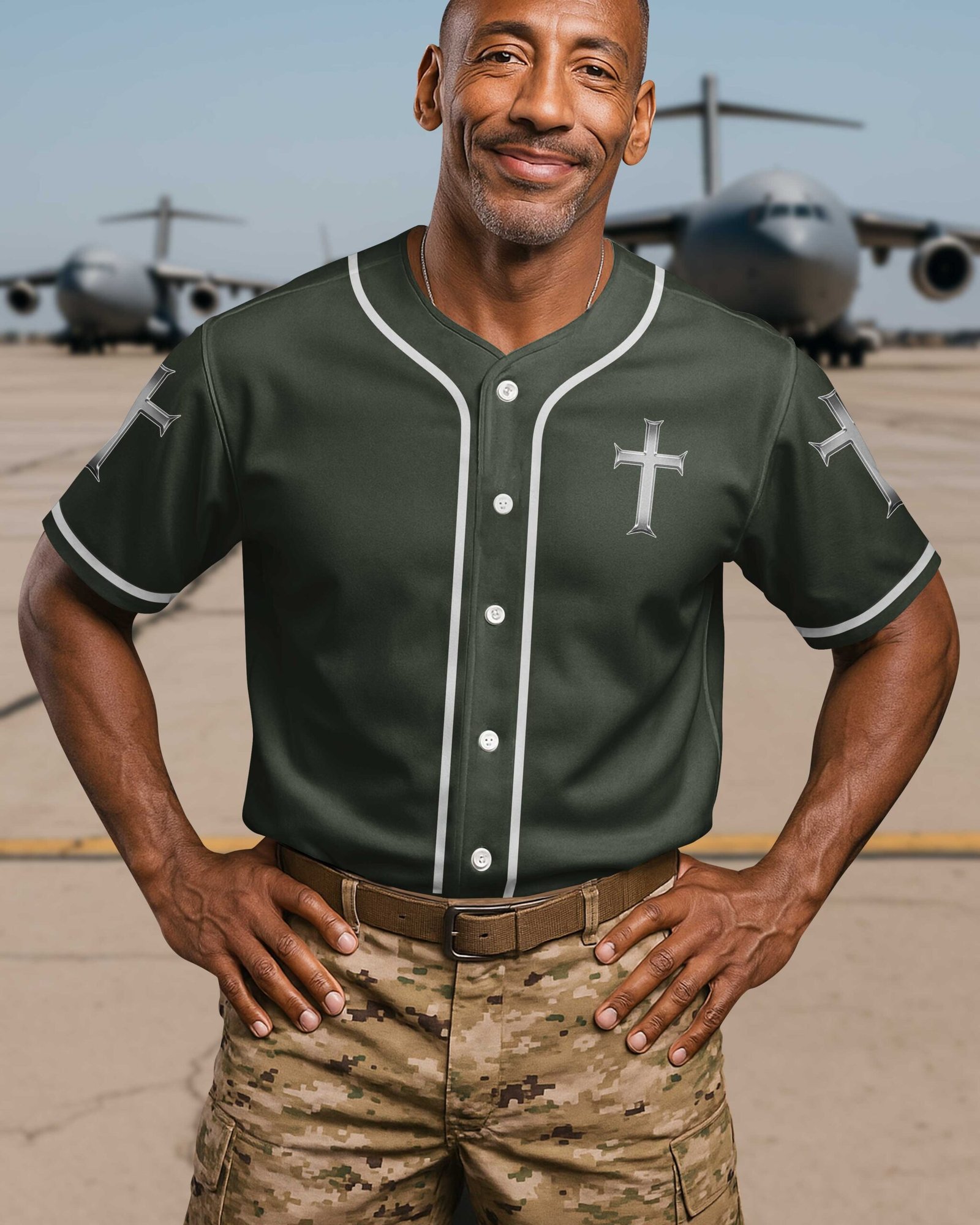 Trained By The Corps Redeemed By The Cross Jersey - Image 8