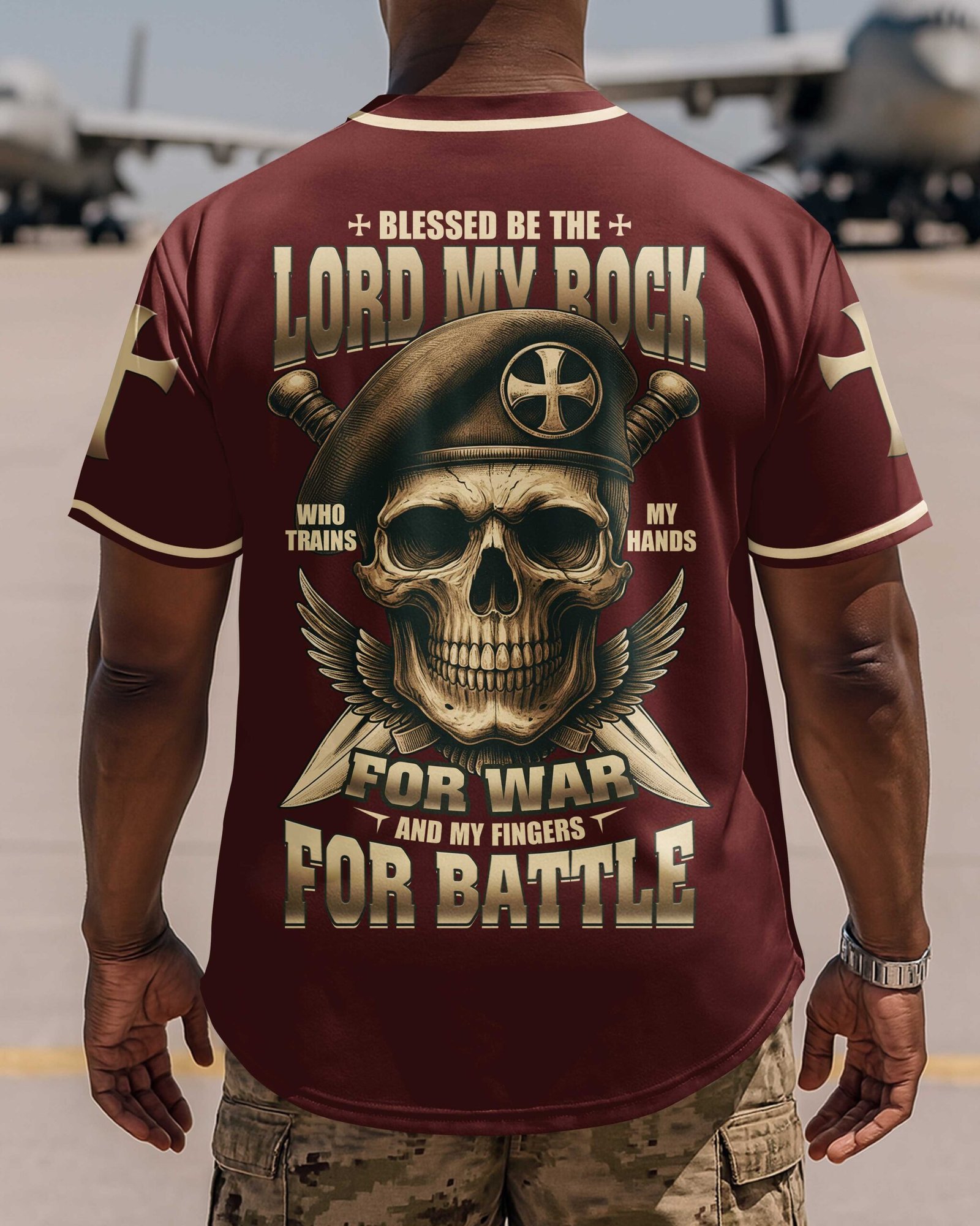 Blessed Be The Lord My Rock Jersey - Image 7