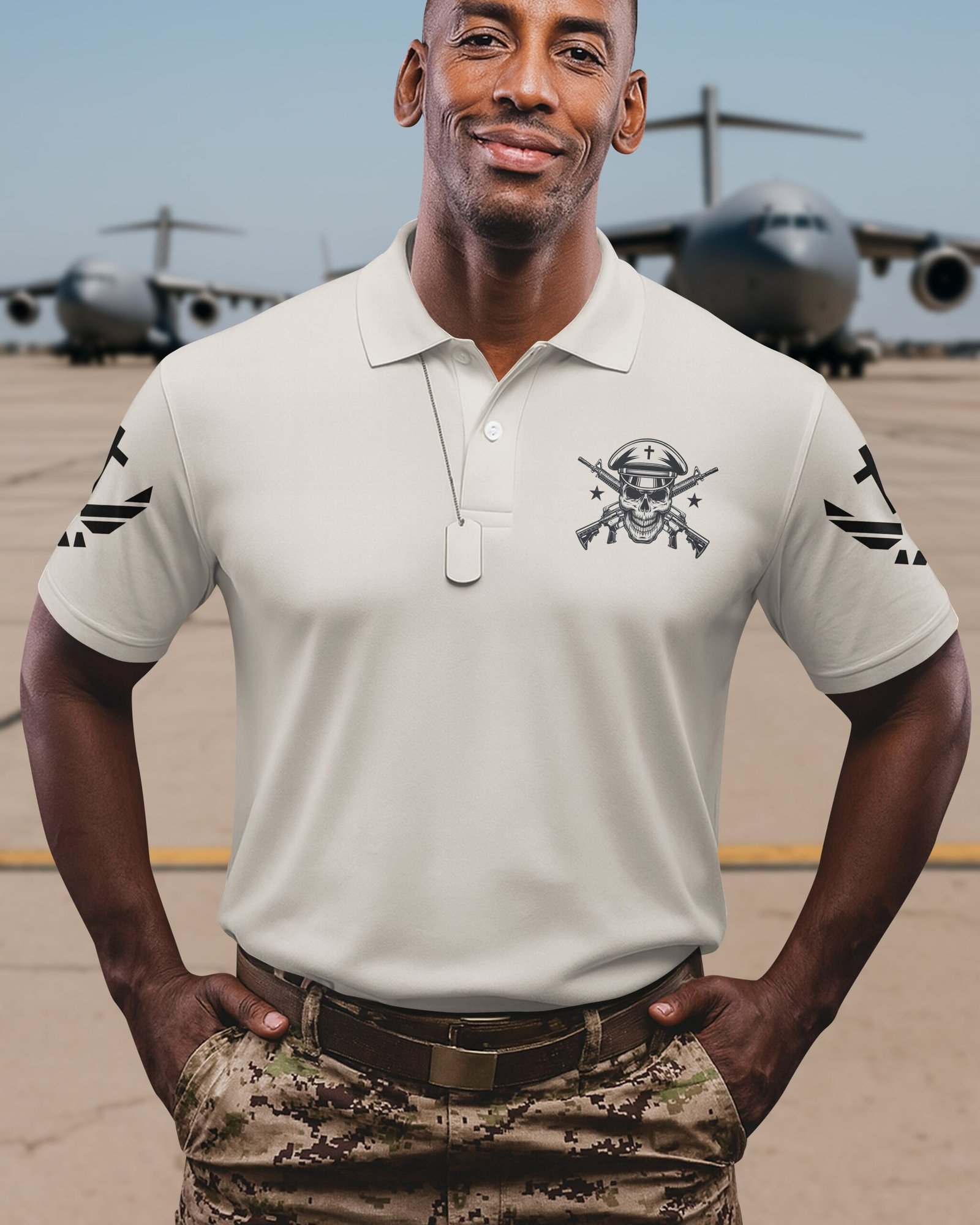 This Man Is A Airman Born To Defend Guided By God T-Shirt - Image 6