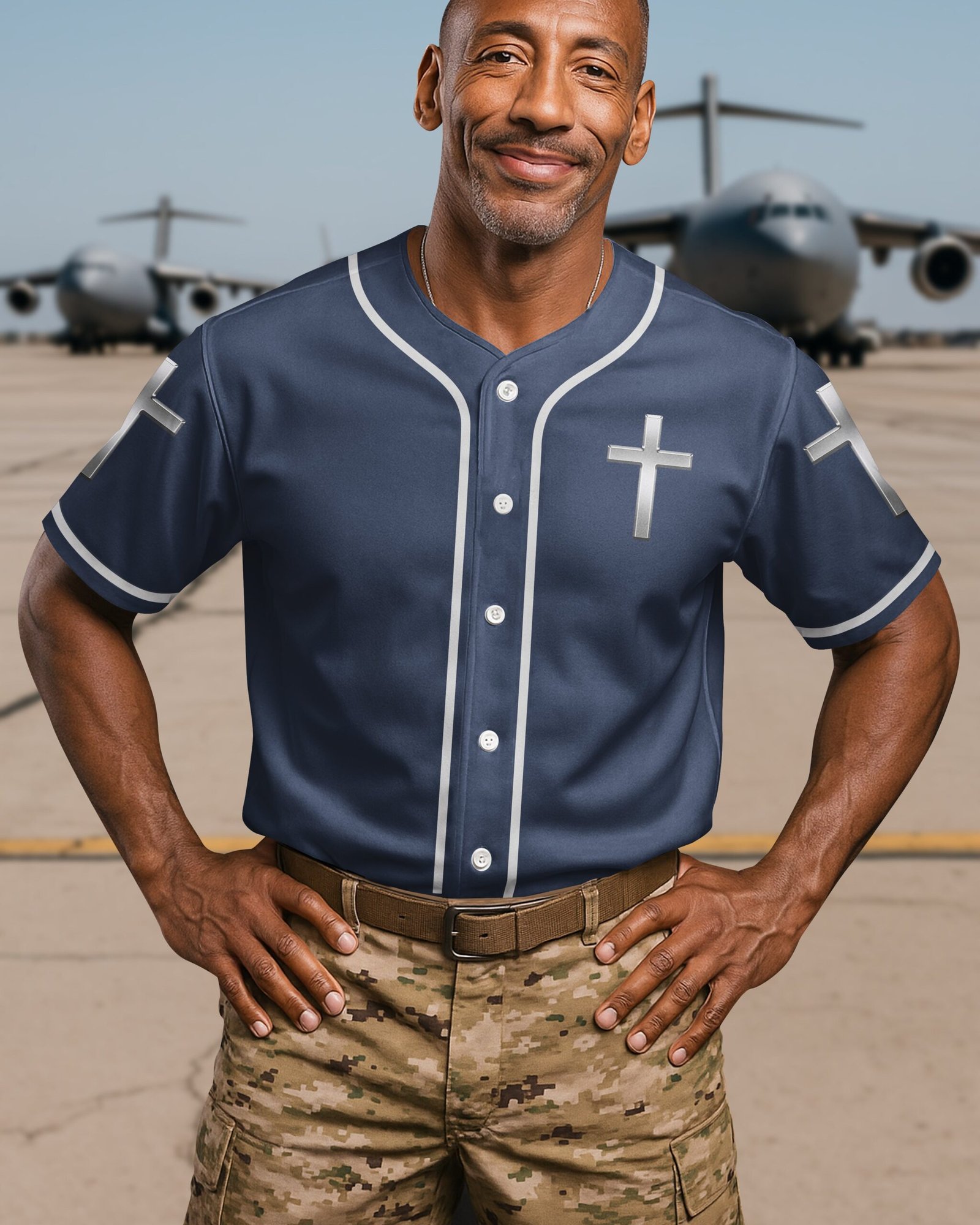 God Took The Strongest Marines And Made Them Warriors Of Christ Jersey - Image 2