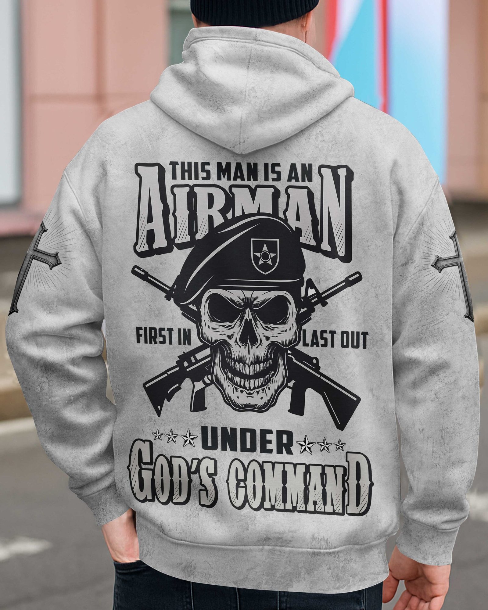 This Man Is An Airman First In Last Out Under God's Command T-Shirt - Image 14