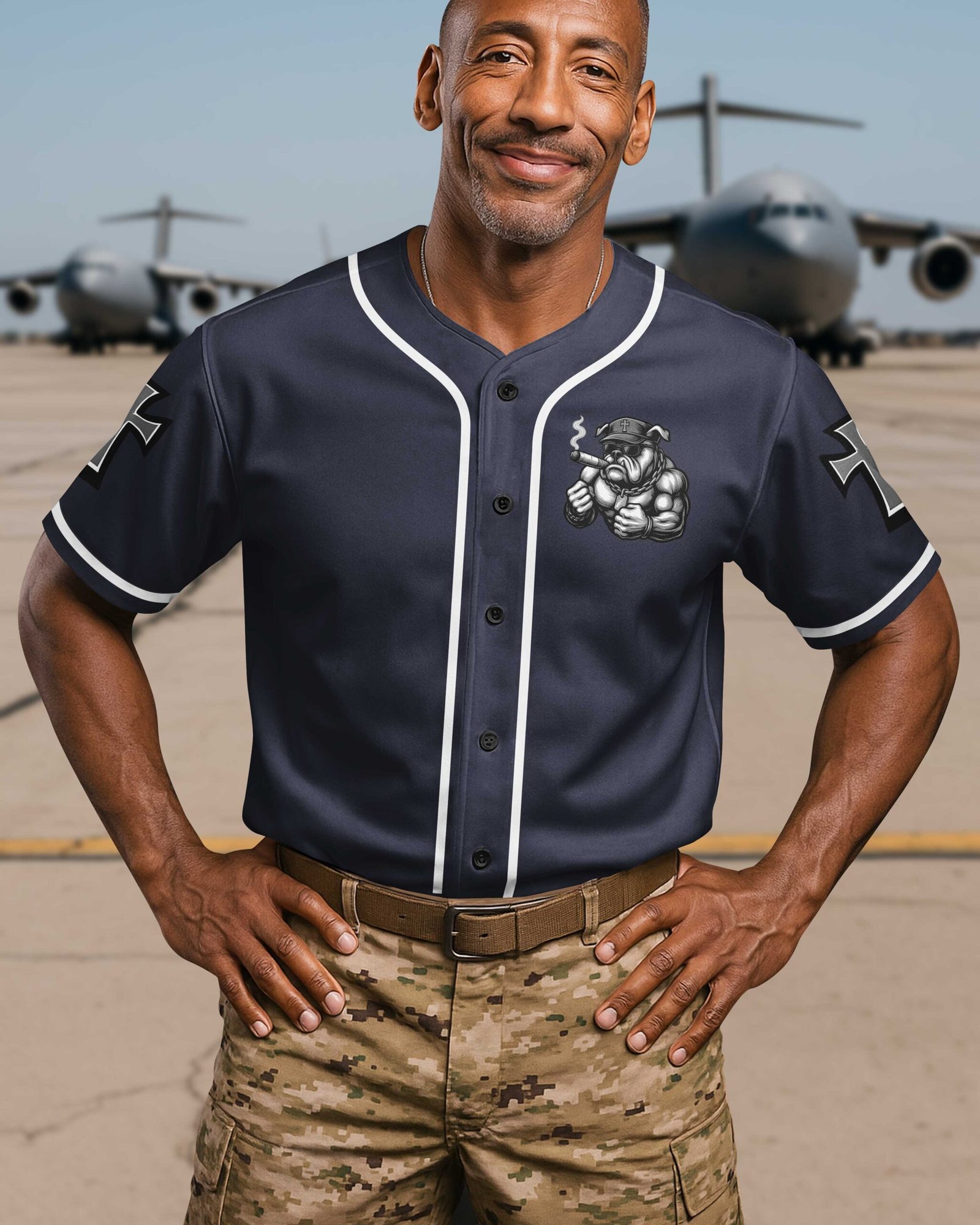 I Took A Dna Test I'm A Warrior Of Christ And A Brother To Marines Jersey - Image 8