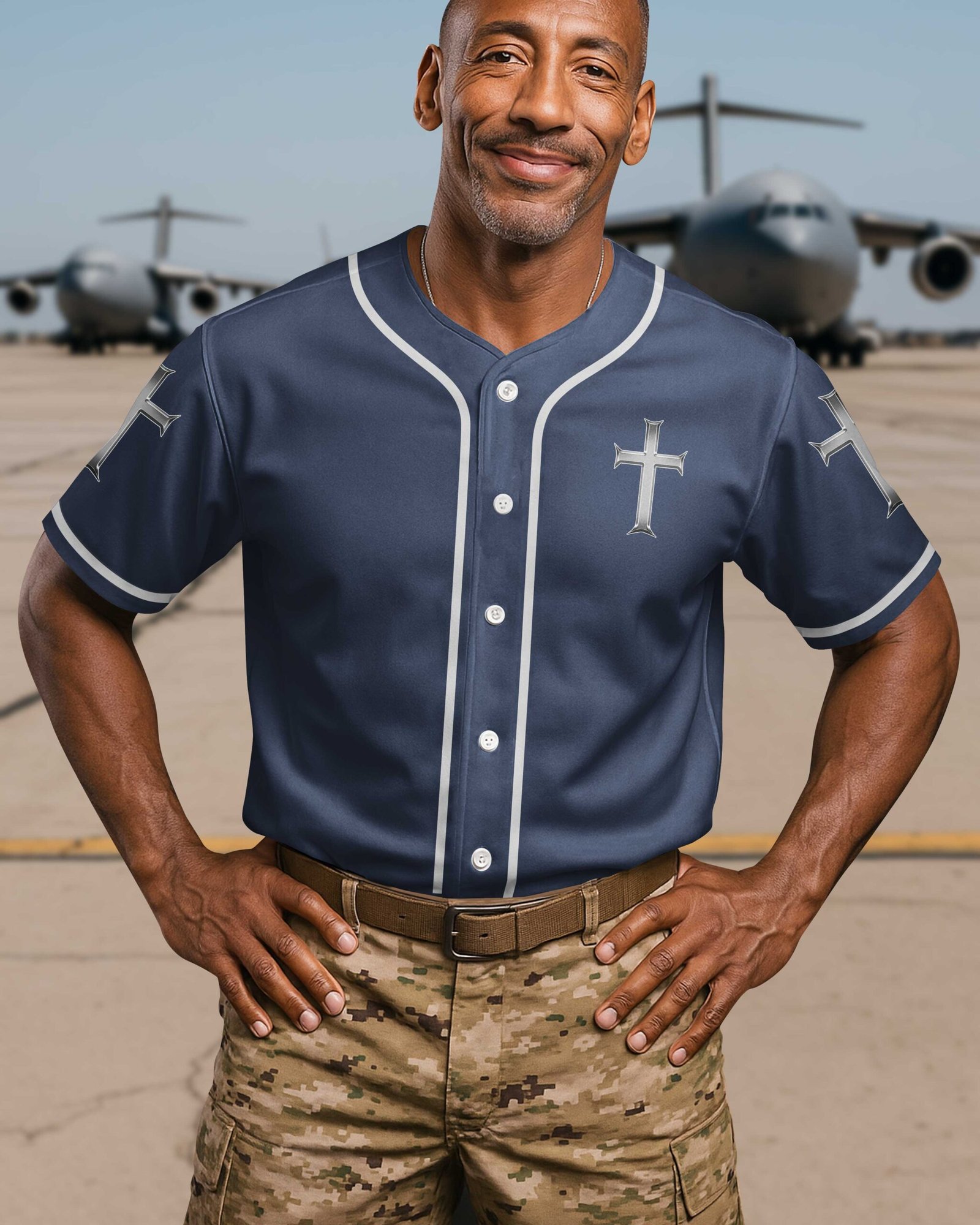 Trained By The Corps Redeemed By The Cross Jersey - Image 6