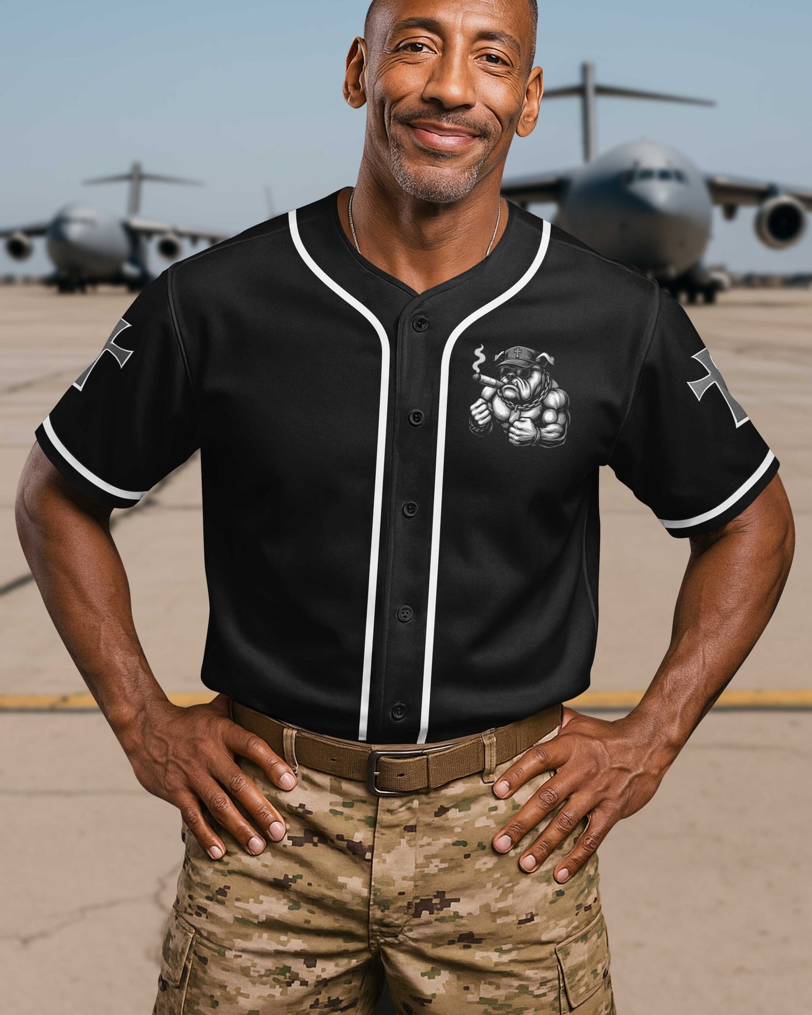I Took A Dna Test I'm A Warrior Of Christ And A Brother To Marines Jersey - Image 7
