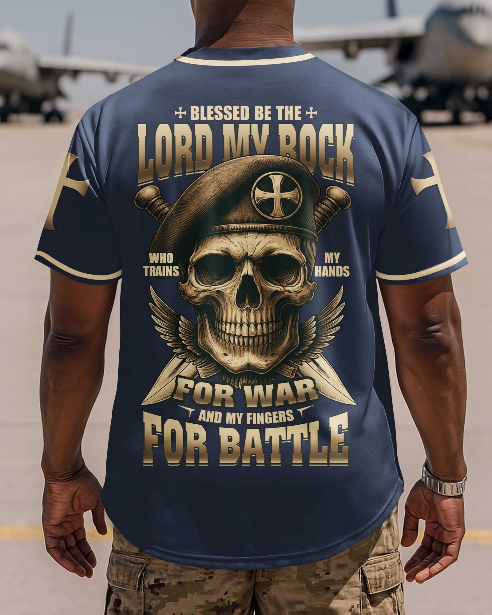 Blessed Be The Lord My Rock Jersey - Image 5