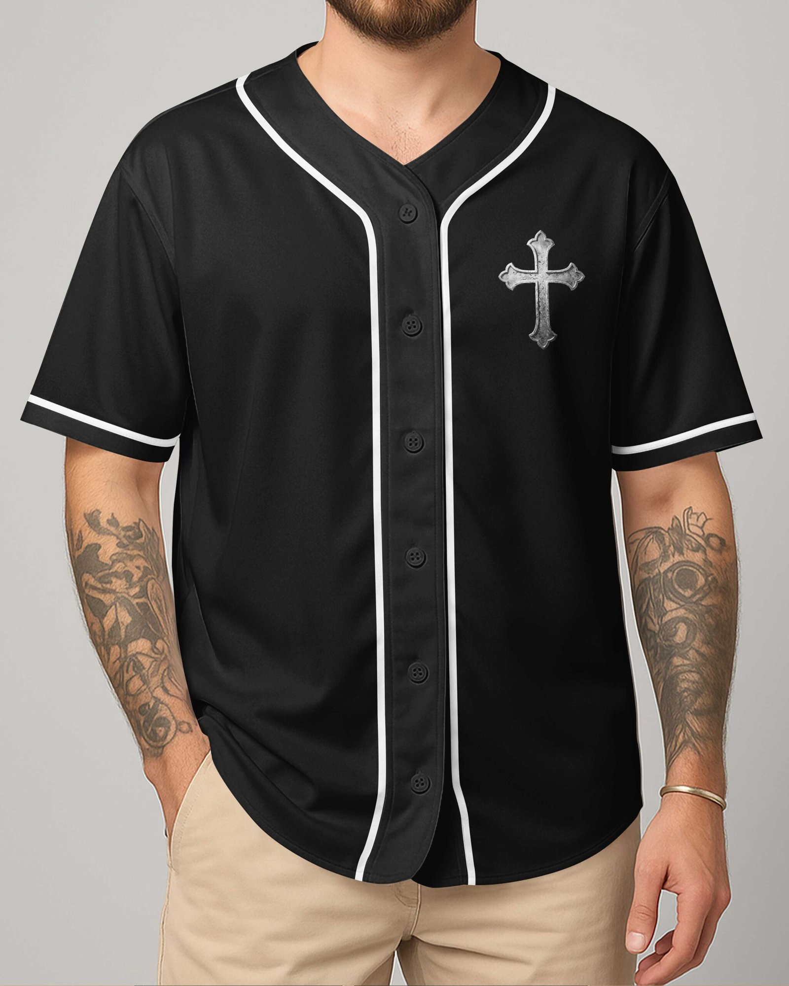 Jesus Makes Warriors Out Of Broken Men Jersey - Image 8