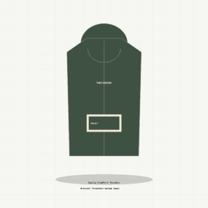 Threadnora Daily Comfort Hoodie product mockup