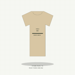 Threadnora Everyday Graphic Tee product mockup
