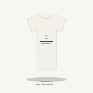 Threadnora Minimal Logo Tee product mockup