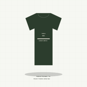 Threadnora Weekend Statement Tee product mockup